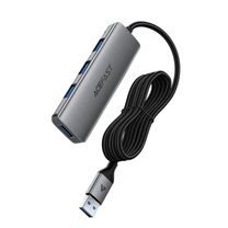 Хаб Acefast [J17] Docking Station 4in1 USB to 3xUSB3.0 (Grey)