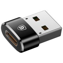 Адаптер Baseus Adapter USB-A  to USB-C Female Black (CAAOTG-01)