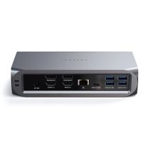 Док-станция Satechi Thunderbolt 4 Multimedia Pro Dock Space Gray (ST-DT4PMM-EU)