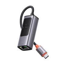 Переходник McDodo [HU-0680] 2in1 USB-C to RJ45/USB-C 100w (Deep Grey)