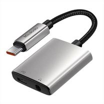 Адаптер Mcdodo [CA-5050] Audio Splitter 2in1 USB-C to USB-C+3.5mm