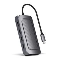 Мультипортовий адаптер Satechi USB4 Multiport Adapter with 8K HDMI Space Gray (ST-U4MA3M)