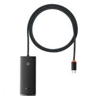 Переходник USB-Хаб Baseus Lite Series 4-Port Type-C HUB 0.25m Black (WKQX030301) Переходник USB-Хаб Baseus Lite Series 4-Port Type-C HUB 0.25m Black (WKQX030301)