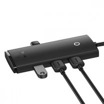 Переходник USB-Хаб Baseus Lite Series 4-Port Type-A HUB 0.25m Black (WKQX030001) Переходник USB-Хаб Baseus Lite Series 4-Port Type-A HUB 0.25m Black (WKQX030001)