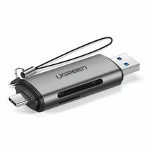 Картридер UGREEN CM185 USB-C/USB-A Card Reader (UGR-50706) Картридер UGREEN CM185 USB-C/USB-A Card Reader (UGR-50706)
