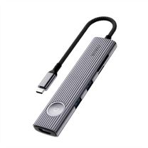 Адаптер HUB WIWU Docking Station 8in1 USB-C to 2xUSB3.0+2xUSB-C+HDMI+SD/MicroSD+PD 100W (Wi-HB001) Адаптер HUB WIWU Docking Station 8in1 USB-C to 2xUSB3.0+2xUSB-C+HDMI+SD/MicroSD+PD 100W (Wi-HB001)