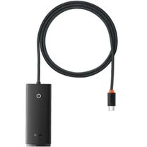 Хаб Baseus Lite Series 4-in-1 (Type-C to USB 3.0*4 ) (1m) (black) (WKQX030401)