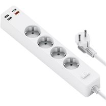 Мережевий фільтр Wiwu 20W Smart Power Strip EU Plug, White Мережевий фільтр Wiwu 20W Smart Power Strip EU Plug, White