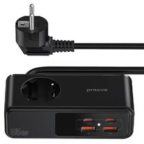 Сетевой фильтр Proove Homester Pro 65W (AC + 2xType-C + 2xUSB) 1.5m (black) (PSHP25002201)