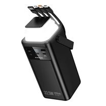 Зовнішній акумулятор (павербанк) Borofone BJ65A High 22.5W+PD20W with cable 50000 mAh (Black)
