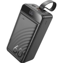 Зовнішній акумулятор (павербанк) Hoco J123C Element 22.5W+PD20W 60000 mAh (Black)