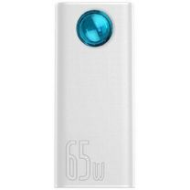 Внешний аккумулятор (павербанк) Baseus Amblight Digital Display Fast Charge Power Bank 30000mAh 65W White (PPLG000102)