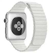 Ремешок Watch Leather Loop 42 mm white