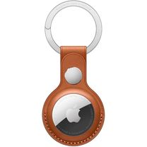 AirTag Leather Key Ring, Umber
