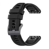Ремешок для смарт часов Garmin 20mm Silicone QuickFit Series (Black) Ремешок для смарт часов Garmin 20mm Silicone QuickFit Series (Black)