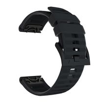 Ремешок для смарт часов Garmin 20mm Silicone QuickFit Series - Black