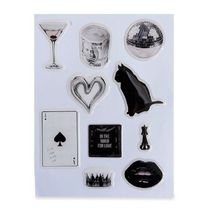 Об'ємні наліпки 3D Stickers – Black Iconic