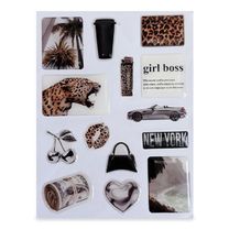 Об'ємні наліпки 3D Stickers – Leopard Luxe