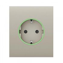 Центральная панель умной розетки Ajax CenterCover (smart) [type F] (59971.162.IV) ivory