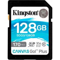 Карта пам'яті SDXC (UHS-1 U3) Kingston Canvas Go Plus 128Gb class 10 V30 (R170MB/s, W90MB/s) (SDG3/128GB)