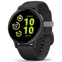 Смарт-часы Garmin Vivoactive 5 Slate Aluminum Bezel with Black Case and Silicone Band (010-02862-10/50/5A) (UA