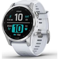 Смарт-годинник Garmin Fenix 7S Silver with Whitestone Band (010-02539-02/03)