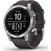 Смарт-часы Garmin Fenix 7 Silver with Graphite Band (010-02540-01)