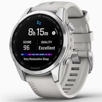 Смарт-годинник Garmin Epix Pro Gen 2 Sapphire 42mm Porsche Edition Silver w. Whitestone Band (010-02802-50)