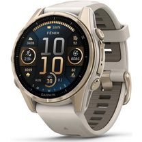 Смарт-годинник Garmin Fenix 8 43mm AMOLED Sapphire Soft Gold w. Fog Gray/Dark Sandstone S. Band (010-02903-10/11)