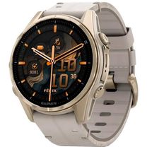 Смарт-часы Garmin Fenix8 43mm AMOLED Sapphire Soft Gold with Limestone Leather Band (010-02903-40) (UA)