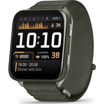 Смарт-часы Garmin Venu X1 Moss with Titanium Caseback and Moss ComfortFit Nylon Band (010-02980-01/03/23)