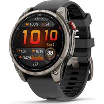 Смарт-годинник Garmin Fenix 8 Pro  47mm AMOLED Sapphire Tit. w. Graphite/black S. Band (010-03198-10/11)