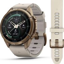 Смарт-часы Garmin Fenix 9 Pro inReach 43mm Autumn Gold Titanium with Bone Leather Band (010-04335-40/41)