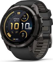 Смарт-часы Garmin Fenix 9 Pro inReach 51mm Carbon Gray DLC Titanium w. Black/Pebble Gray Silicone B. (010-04337-10/11)