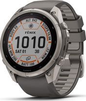 Смарт-часы Garmin Fenix 9 Pro Solar inReach 51mm Titanium with Pebble Gray/Silver Gray Silicone Band (010-04339-00/01)