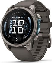 Смарт-часы Garmin Fenix 9 47mm Titanium with Pebble Gray Silicone Band (010-04762-00/01)