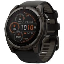 Смарт-годинник Garmin Fenix 8 Sapphire Solar Carbon Gray DLC Titanium (010-02907-10/11/70) UA