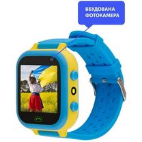 Детские часы AmiGo GO009 Camera+LED WIFI Blue-Yellow