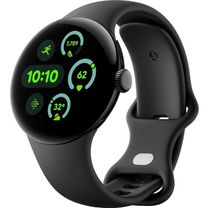 Смарт-годинник Google Pixel Watch 3 45 mm Wi-Fi Matte Black Aluminum Case/Obsidian Active Band