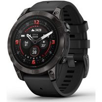 Смарт-часы Garmin Epix Pro Gen 2 47mm Sapphire Carbon Gray DLC Titanium with Black Band (010-02803-54) (UA)