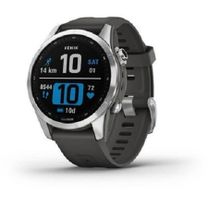 Смарт-часы Garmin Fenix 7S Silver with Graphite Band (010-02539-00/01)