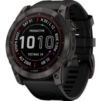 Смарт-годинник Garmin Fenix 7X Sapphire S. Black DLC Titanium w. Black Band (010-02541-22/23/45)