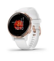 Смарт-часы Garmin Venu 2S Rose Gold Bezel with White Case and Silicone Band (010-02429-13) 