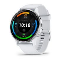 Смарт-годинник Garmin Venu 3 Silver Stainless Steel Bezel with Whitestone Case and Silicone Band (010-02784-50) (UA)