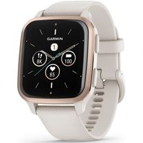 Смарт-годинник Garmin Venu Sq 2 Music Edition Peach Gold Aluminium Bezel with Ivory Case and Silicone Band (010-02700-11)