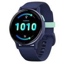 Смарт-часы Garmin vivoactive 5 Metallic Navy Aluminum Bezel with Navy Case and Silicone Band (010-02862-12/52)