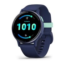 Смарт-часы Garmin Vivoactive 5 Metallic Navy Aluminum Bezel with Navy Case and Silicone Band (010-02862-52) (UA)