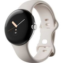 Смарт-годинник Google Pixel Watch Polished Silver Case/Chalk Active Band