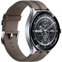 Смарт-годинник Xiaomi Watch 2 Pro Bluetooth Silver Case with Brown Leather Strap (BHR7216GL) (UA)