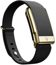 Фітнес-браслет WHOOP 5.0 MG Life LeatherLuxe Tapered Band Black with Gold - Size S - 12-Month Membership